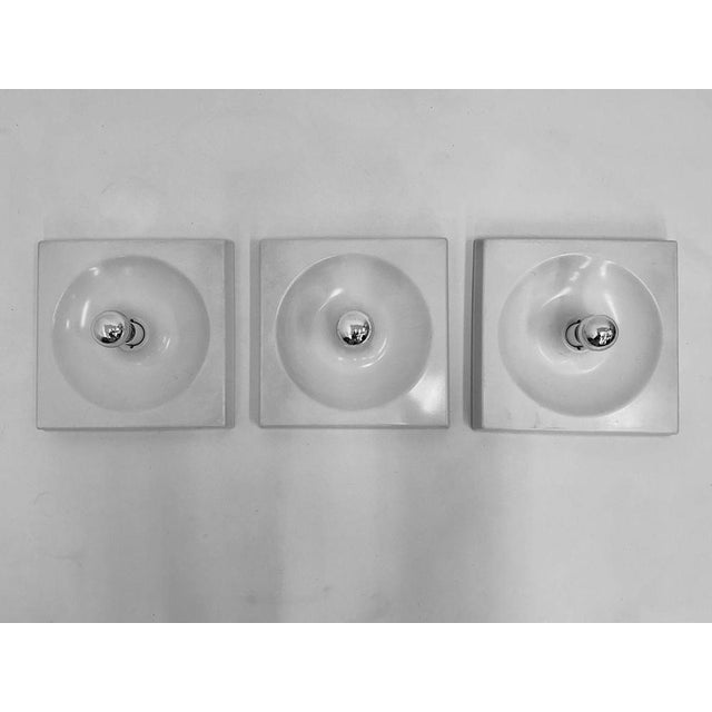 Quadro Wall Lamps from Schönbuch, 1970s, Set of 3 For Sale - Image 4 of 18