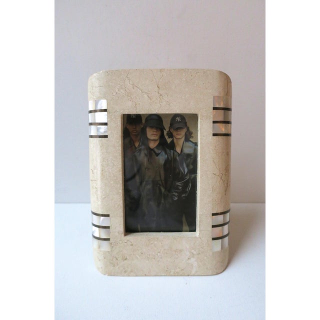 Marble Picture Frame, Circa 1980s For Sale In New York - Image 6 of 11