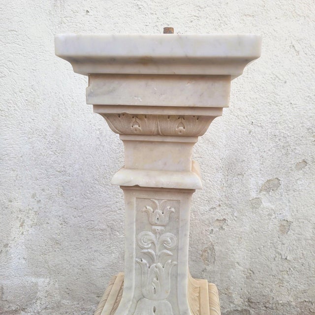 Large Antique Marble Console Table, 1800s For Sale - Image 4 of 18