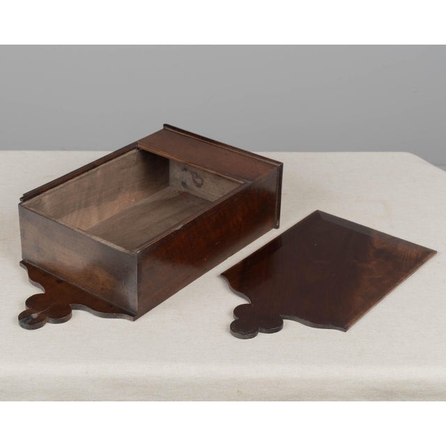 Wood 19th Century French Decorative Box or Fariniere For Sale - Image 7 of 8