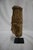 Hand Carved Stone Head of Indian Deity Statue on Stand For Sale - Image 4 of 12