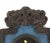 A Pair of Blue Lacquer Inlaid Chinese Characters "Da Ji" Bogu Pattern Gourd-Shaped Wall Screen For Sale - Image 4 of 11