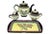 Direct from our French container, a large set of Henriot Quimper tea and dessert service with dinner plates for six in...