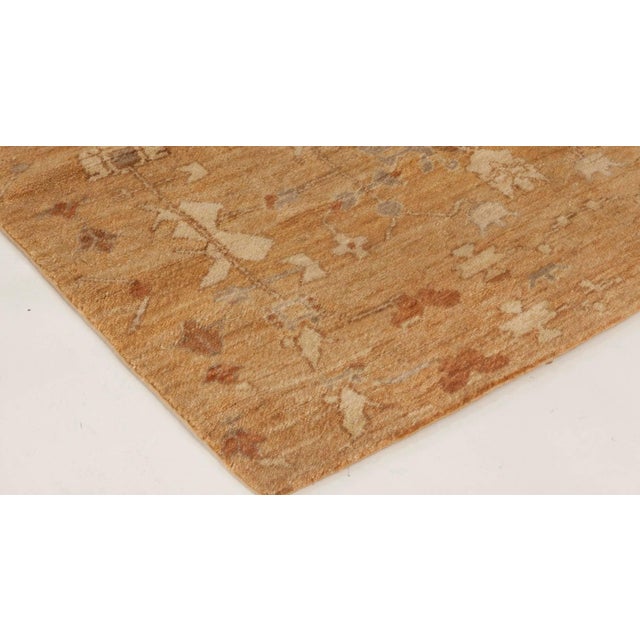 Textile Traditional Tabriz Inspired Beige 'Fragment' Rug by Doris Leslie Blau For Sale - Image 7 of 8
