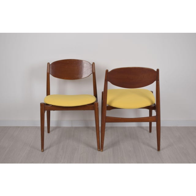 A pair of original ISA chairs from the 1960s, with production label, an authentic example of Italian design from the...