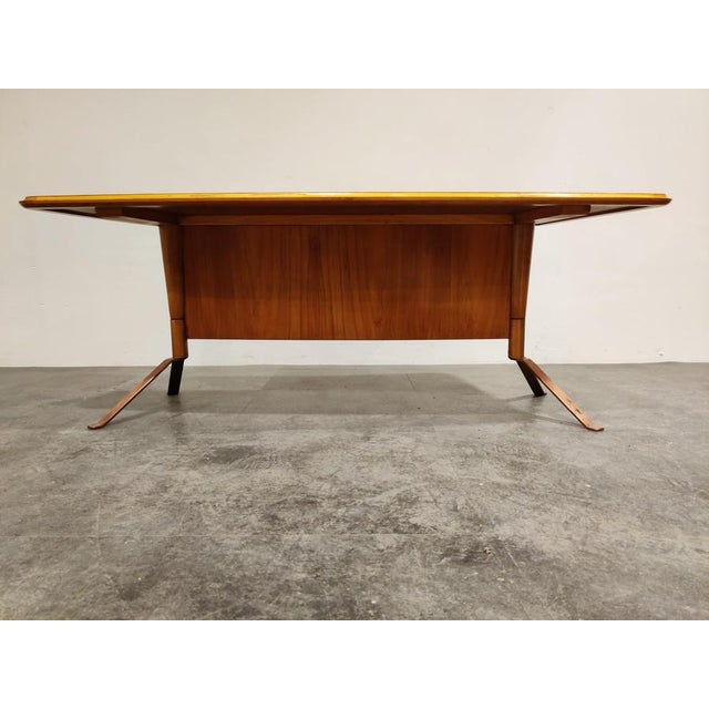 Mid-Century Curved Coffee Table, 1960s For Sale - Image 9 of 12