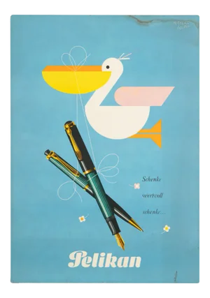 Pelikan Advertisement, 1950s