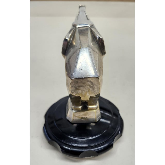1920s Jacques Cartier Art Deco Hood Ornament For Sale - Image 4 of 10