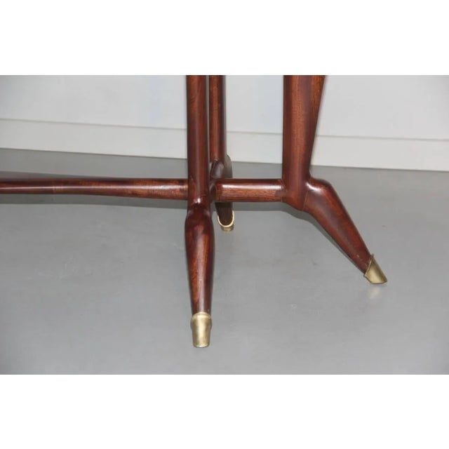 Metal Mid-Century Italian Oval Dining Table For Sale - Image 7 of 11