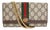 Gucci Ophidia Gg Supreme Web Brown Leather Woc Wallet For Sale