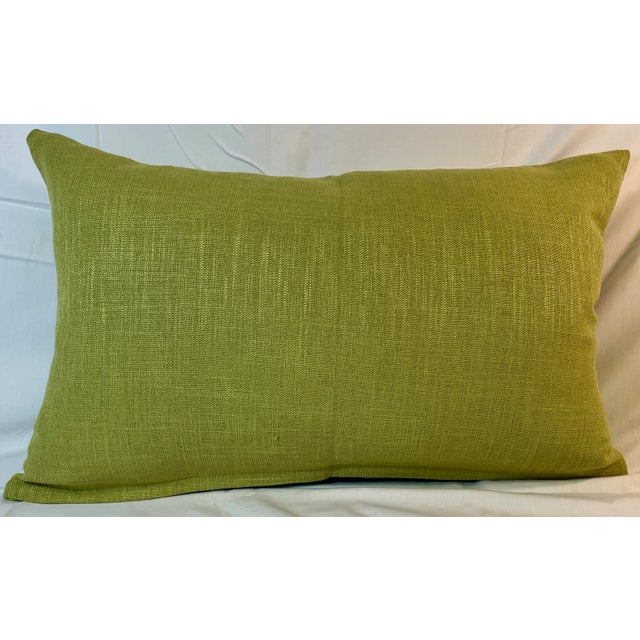 2020s Large Bolster Pillow With a Vibrant Vintage Inspired Floral Pattern With Colorful Flowers, Butterflies & Bees on a Pale Blue Background - Made in U K For Sale - Image 5 of 11