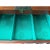 Late 20th Century Chinese Burl Wood Jewelry Chest Ornate Brass Hardware Green Silk Lining 9x14x10 For Sale - Image 4 of 11