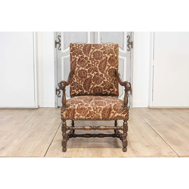 Wood Two Pairs of 20th Century French Arm Chairs For Sale - Image 7 of 12