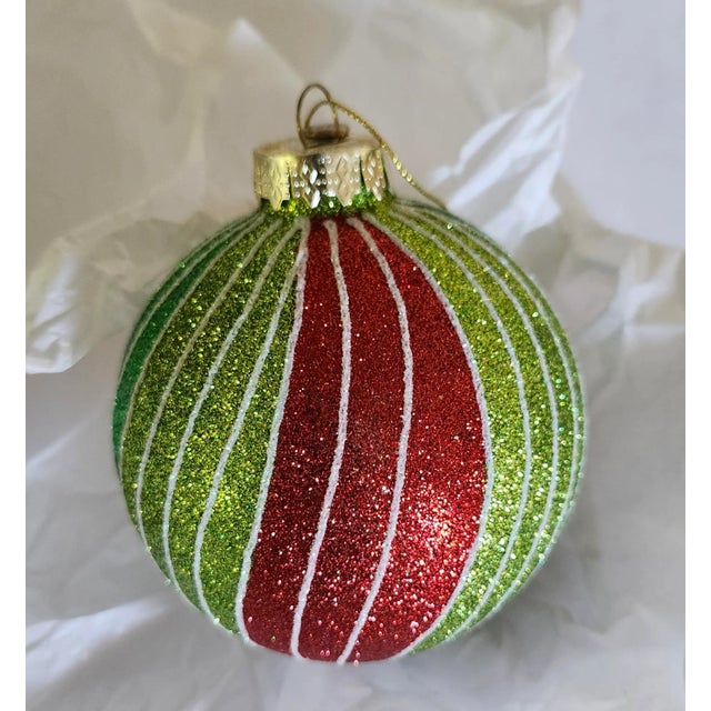 Mid-Century Modern Vintage Vera Neumann/Metropolitan Museum of Art Christmas Ornaments-Set of 5 For Sale - Image 3 of 10