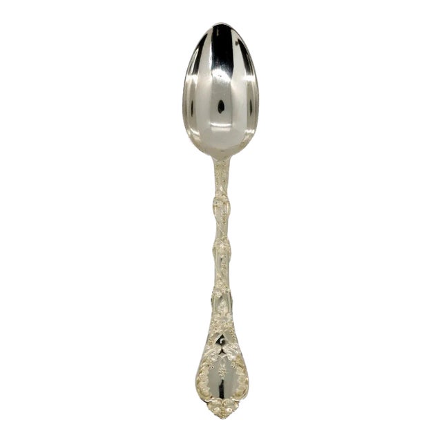 Early 21st Century French Odiot Demidoff Sterling Silver Dessert Spoon For Sale