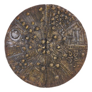 Vintage Adrian Pearsall Sculptura Brutalist Wall Mounted Dry Bar for Craft, 1970's, Attributed For Sale