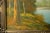 Mid-Century Modern Original Vintage Oil Painting Serene Forest Scenic Signed For Sale - Image 3 of 8
