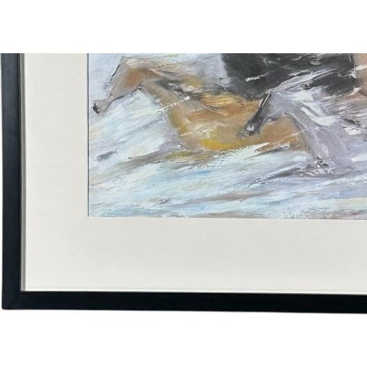 Vintage Ettore Ted DeGrazia Free as the Wind Framed Southwestern Horse Art Print For Sale - Image 9 of 12