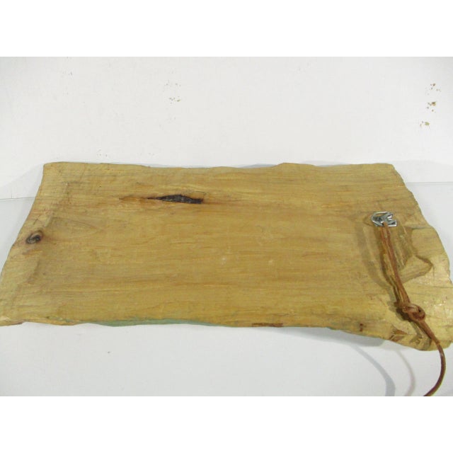 1980s 1980s Robert Huber Abstract Figurative Bas-Relief Wood Carving For Sale - Image 5 of 6