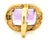 Italian 14k Gold Emerald-Cut Amethyst & Diamond Cocktail Ring, Circa 1980, Size 7.25 For Sale - Image 14 of 14