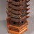 Late 20th Century Vintage Rosewood Wenchang Pagoda Tower Statue 9-Tier Scholar's Desk Decor 17.7" For Sale - Image 5 of 10