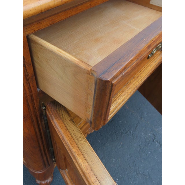 Ethan Allen Ethan Allen French Large Nightstands Bedside End Tables a Pair 6648 For Sale - Image 4 of 15