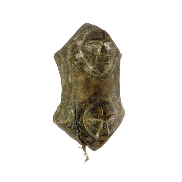 Early 20th Century Early 20th Century Ngbaka Shield With Faces For Sale - Image 5 of 5
