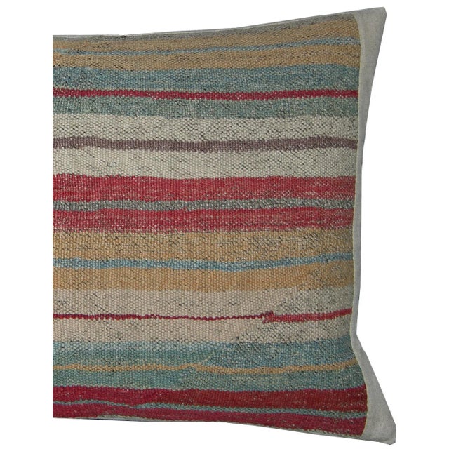 Circa 1920 Antique Kilim Pillow For Sale In Los Angeles - Image 6 of 9