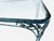 Vintage Chantilly Rose Wrought Iron Patio Table by Russell Woodard, Attributed For Sale - Image 4 of 6