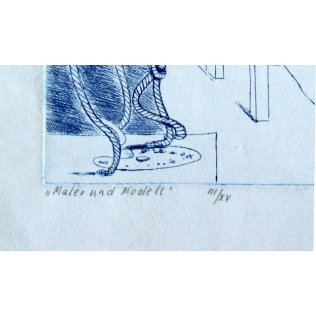 Janusz Przybylski, Painter and Model, 1986 For Sale - Image 3 of 7