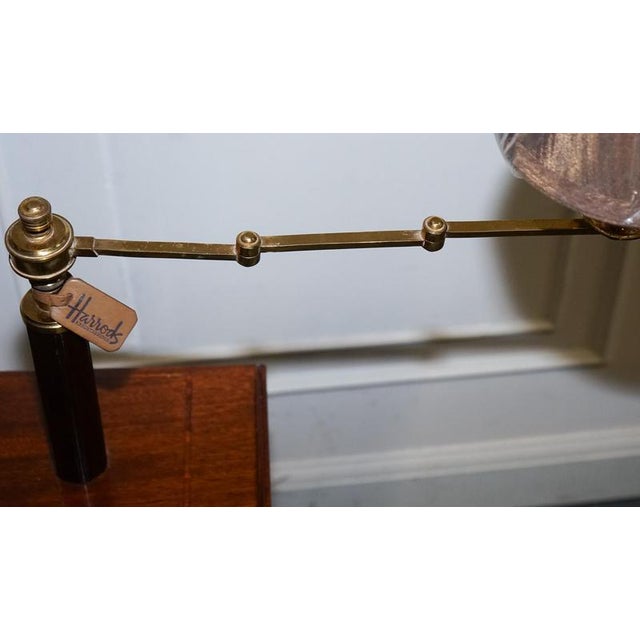 English Reading Lamp with Stand from Harrods London For Sale - Image 6 of 18
