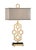 Illuminate your living or entertainment area with easton lamp. This 32" table lamp creates visual interest with its...