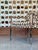 Stunning vintage lounge chair in the style of Milo Baughman, featuring a sleek flat-bar chrome frame, upholstered...