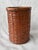 Brown Vintage Bamboo Waste Basket For Sale - Image 8 of 13