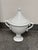 Bassett Furniture Imax Large White Ceramic Lidded Urn For Sale - Image 11 of 12
