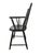 Vintage Black Painted Windsor-Style Armchair With Gold Pinstriping and Tablet Back For Sale - Image 11 of 12