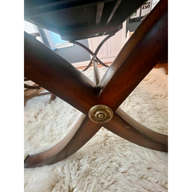 Correspondents Leather Writing Desk & Chair For Sale - Image 9 of 17