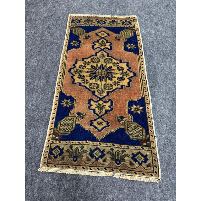Turkish Yastik Rug 1'4" x 2'10" #23960 Explore a curated collection of hallway runners, wool rugs, and handmade...