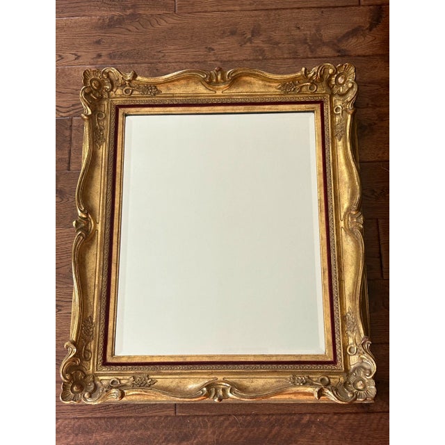 Vintage La Barge Rectangular Wall Mirror – Ornate Giltwood Frame Elevate any space with this exquisite vintage La Barge...
