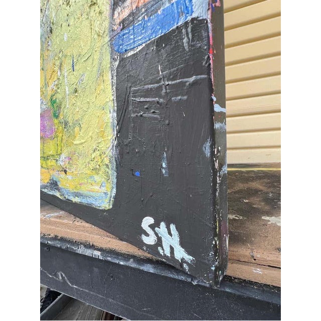 Scott Harper Mixed Media Painting titled “Hatching from the Seed..” 30 x 48 2024 For Sale - Image 4 of 5