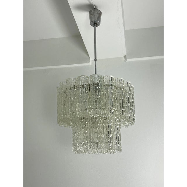 Tronchi Murano Glass Chandelier, Italy, 1960s For Sale - Image 10 of 16
