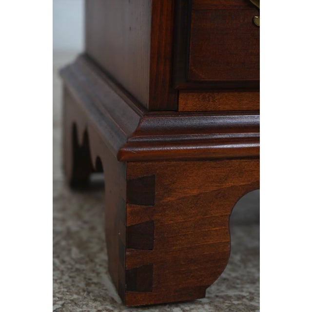 Vintage Country Pine 7 Drawer Chest Nightstand For Sale - Image 10 of 16