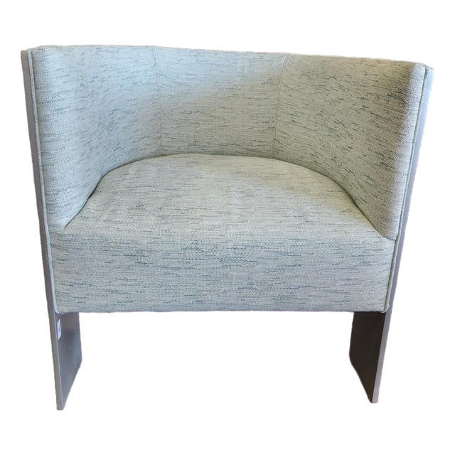 Cosway Bernhardt Light Gray Accent Chair For Sale