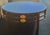 Art Deco Oval Coffee Table, or Side Table, With Original Cobalt Blue Glass Top For Sale - Image 9 of 10