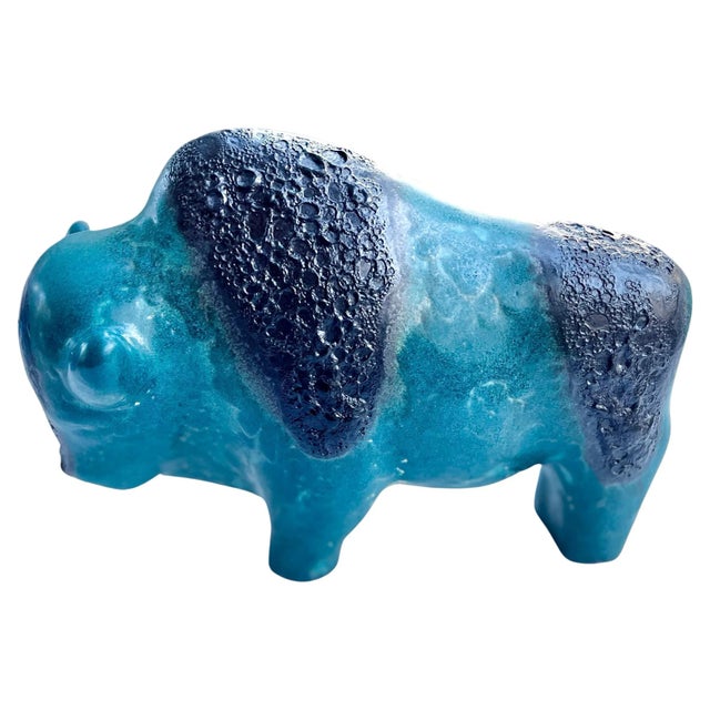 Buffalo Figurine by Otto Gerharz for Otto Keramiek For Sale - Image 10 of 10