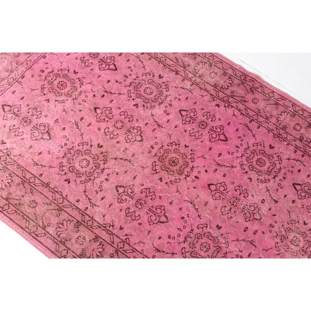 Mid 20th Century Light Pink Home Decor Carpet For Sale - Image 10 of 10