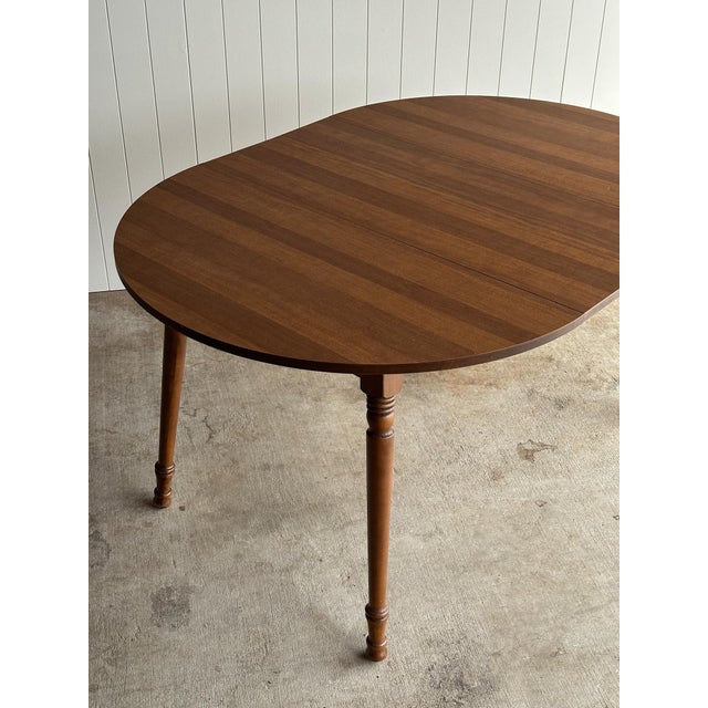 Mid 20th Century Vintage Mid Century Maple Dining Table by Tell City Chair Company For Sale - Image 5 of 11