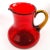 Red Postmodern Jug from Ząbkowice Glassworks, 1970s For Sale - Image 8 of 9