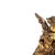 Table clock - 19th century. French; late 19th century in gilded bronze; neoclassical decoration with cupid, dog and...