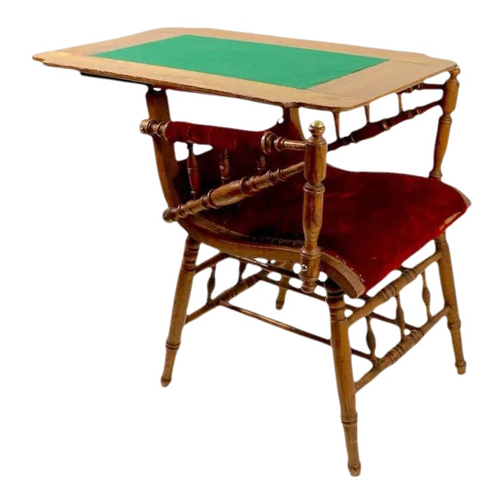 Mechanical Adjustable Patent Victorian Chair Table after Hunzinger ...